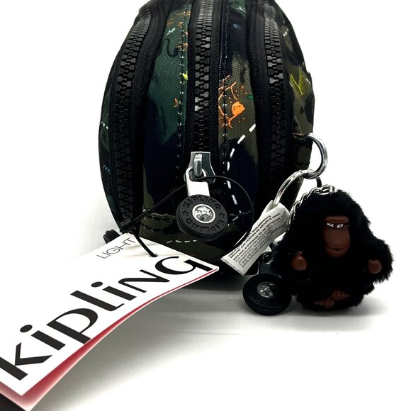 Kipling GITROY Large Pen Case Pouch, Camo Treasure - NEW - Picture 5 of 13